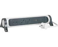 LEGRAND Przedłużacz ochronny - 3 gniazda, USB, USB-C, 1,5m 49417 - 1047768 - zdjęcie 2